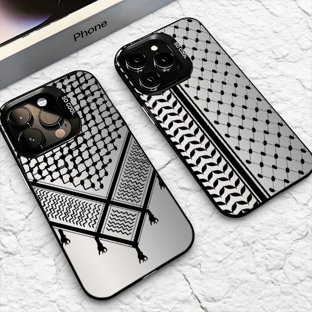 Phone Cases Iphone 15 - ケフィエ・パレスチナ柄 iPhoneケース iPhone 17 16 15