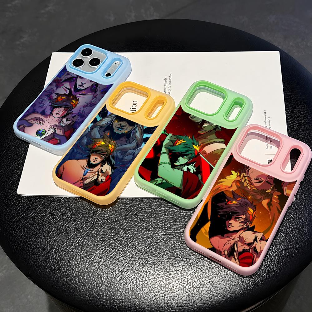 Phone Cases With Card Holder - ゲームハデスIIスマホケース 2-in-1着脱式クリアカードホルダー付き iPhone 12-17対応 ソフトマルチカラー