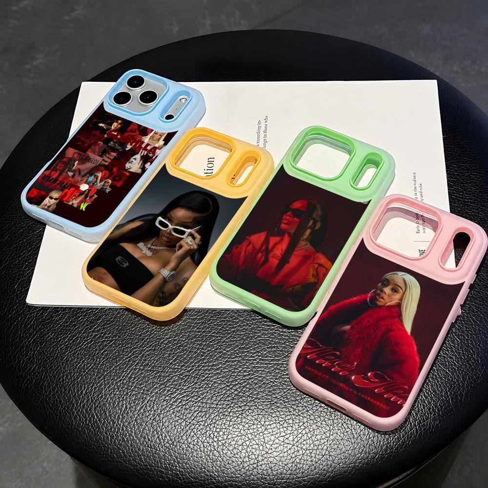 Phone Cases With Card Holder - ラッパー グロリラ スマホケース 2-in-1 分離型 クリア