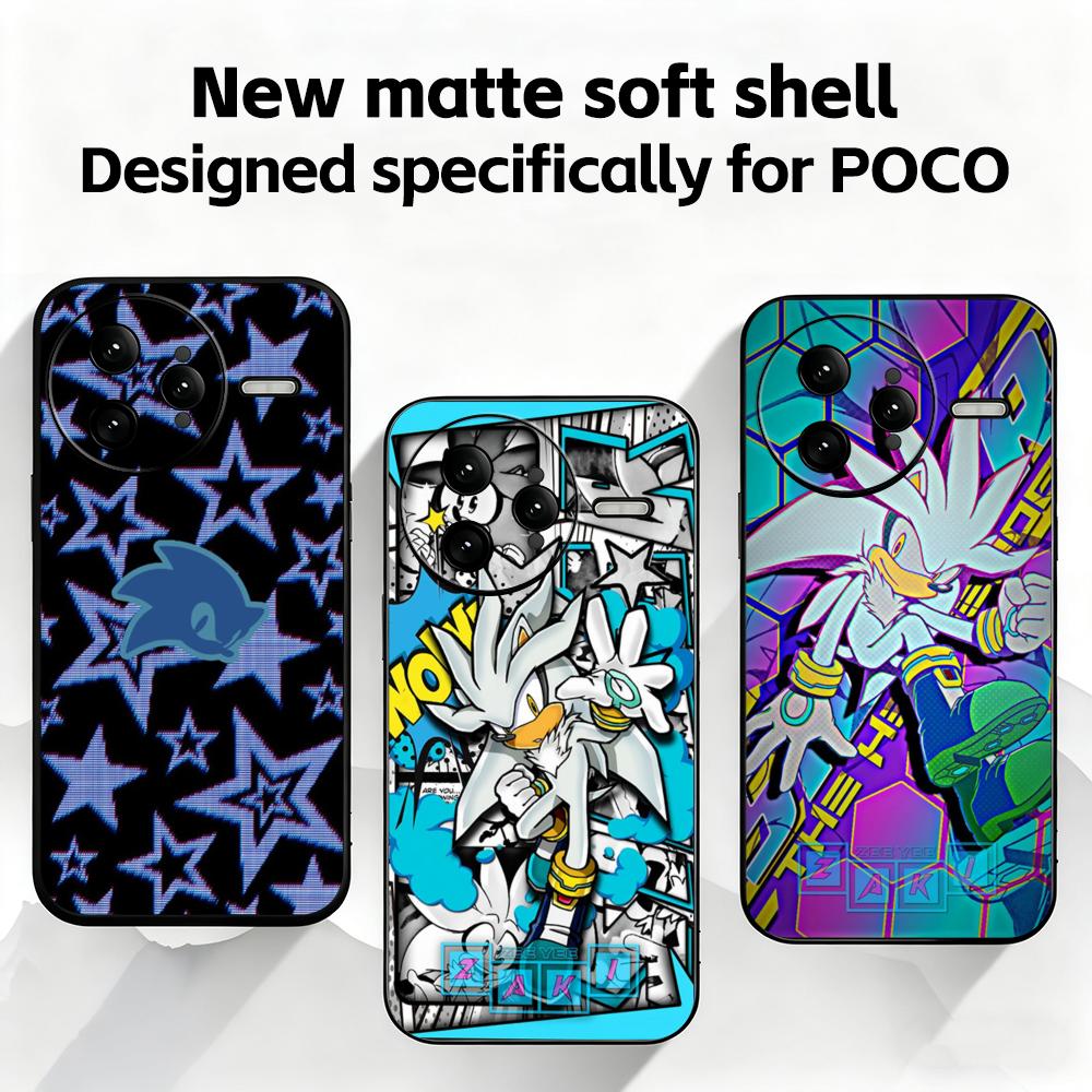 Phone Cases H&M - S-SonicES 漫画 H-HedgehogES スマホケース Xiaomi POCO