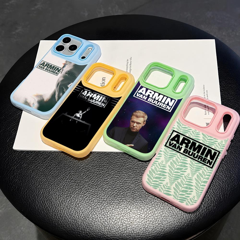 Phone Cases With Card Holder - アーミン・ヴァン・ブーレン DJモバイル携帯電話ケース 2-in-1 分離型クリアケース カードホルダー付き iPhone