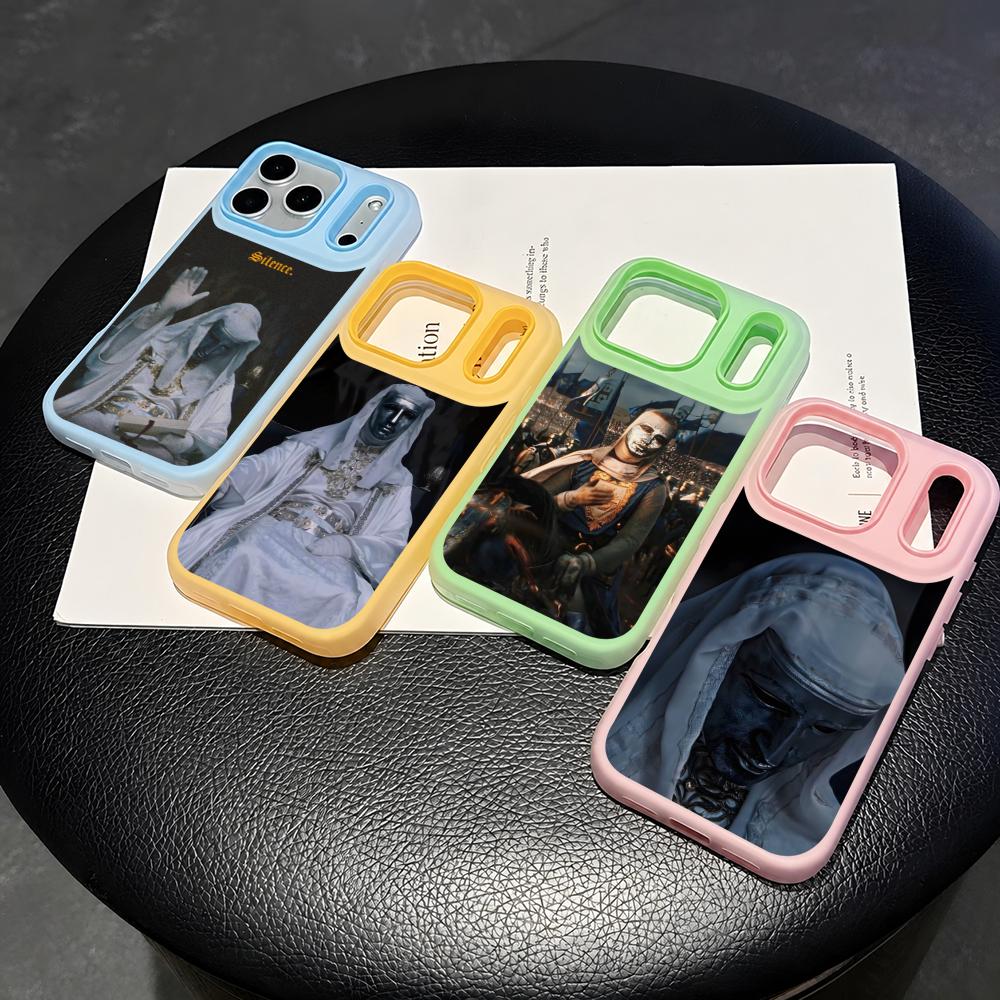 Phone Cases With Card Holder - 天の国スマホケース 2-in-1 分離型クリアケース カードホルダー付き iPhone 12-17対応