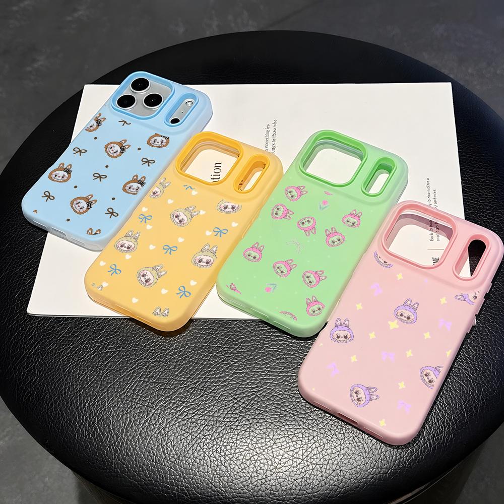 キュートでクールな漫画風ラブブスマホケース、2-in-1着脱 - Phone Cases With Card Holder のレビューと価格