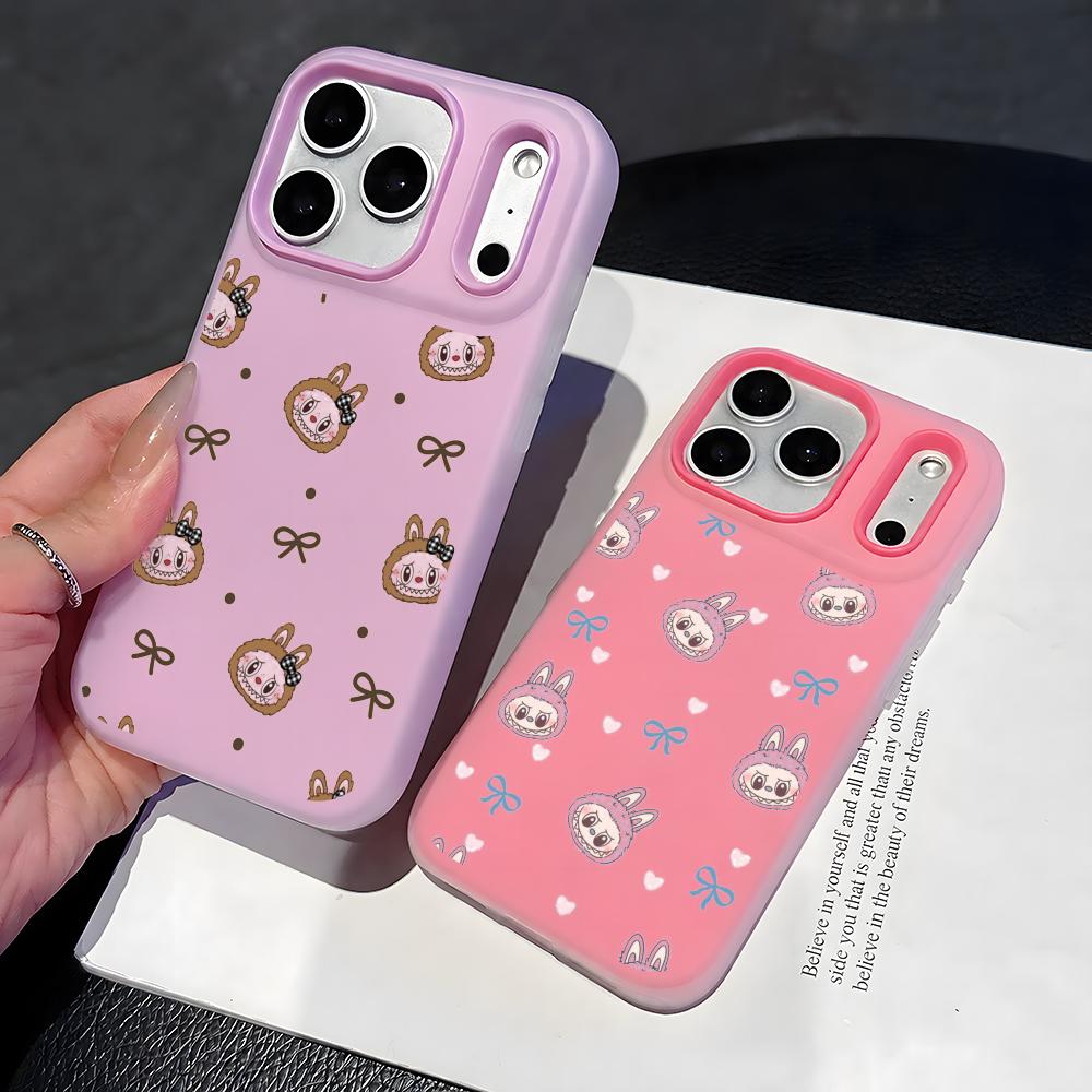 キュートでクールな漫画風ラブブスマホケース、2-in-1着脱 - Phone Cases With Card Holder のレビューと価格