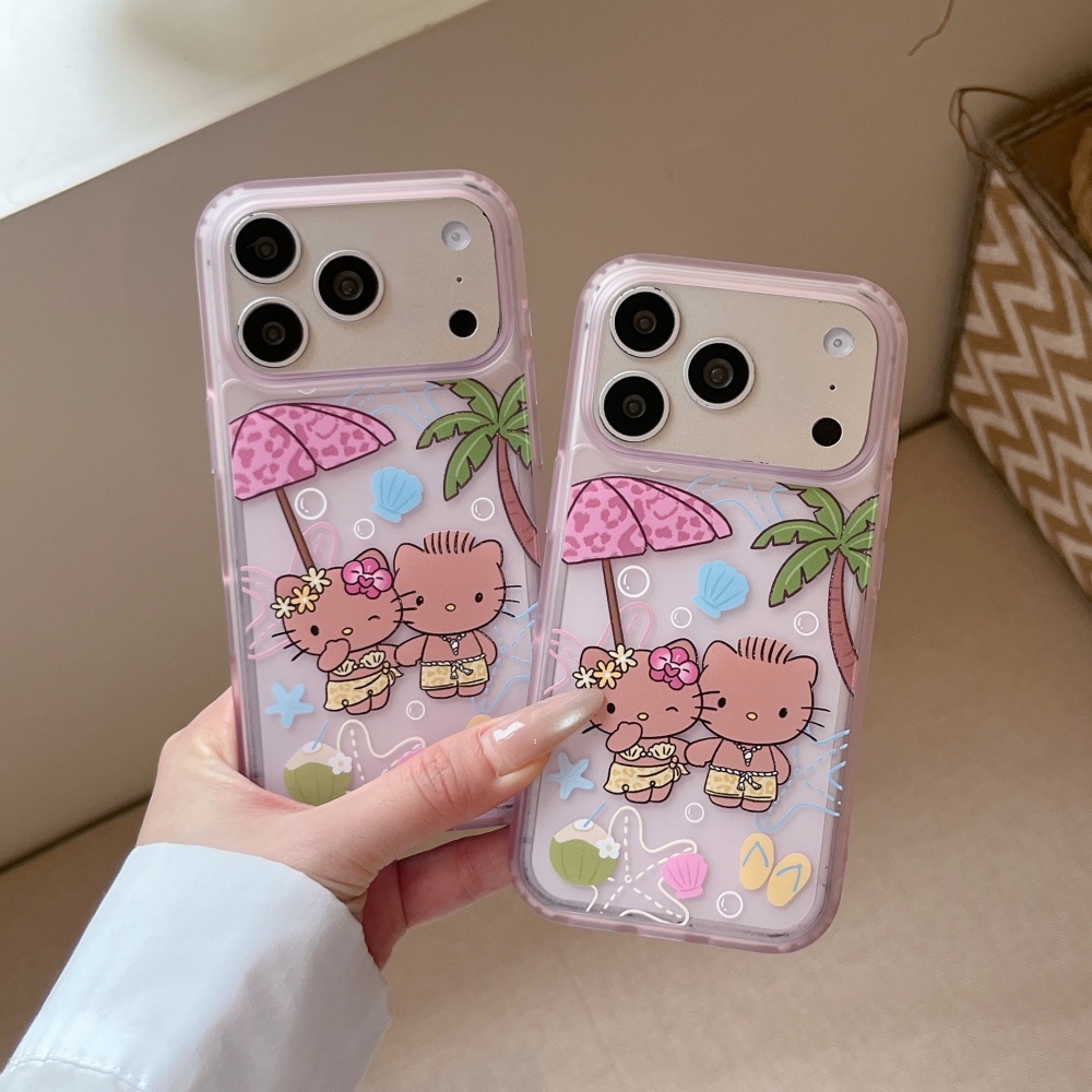 豪華で可愛い漫画風ビーチバケーションスタイルのiPhone  - Phone Cases Beach のレビューと価格