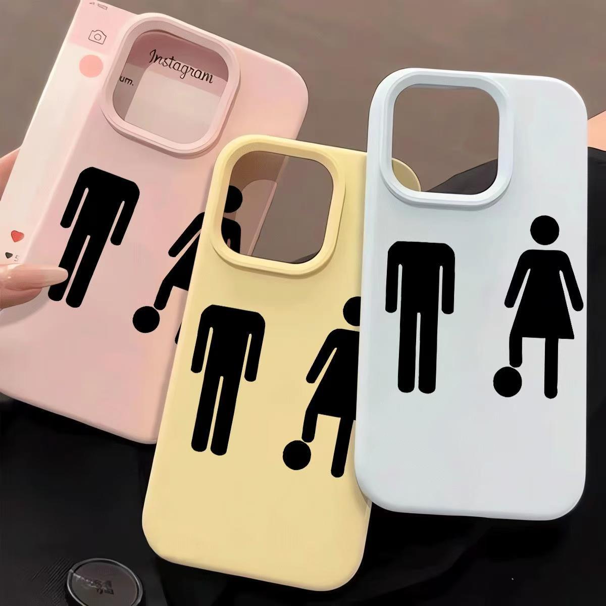 面白い個性派抽象的なかわいいミニ小人柄スマホケース iPho - Phone Cases Websites のレビューと価格