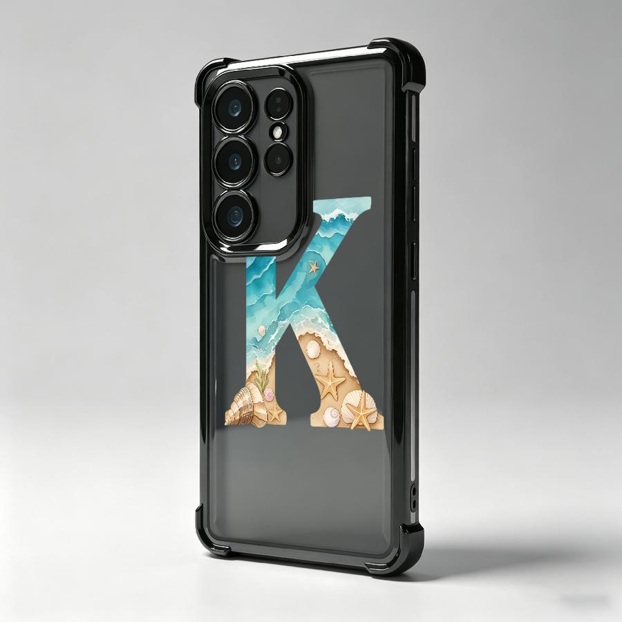 ビーチレターK Wスマホケース サムスンギャラクシー26 S - Phone Cases Beach のレビューと価格