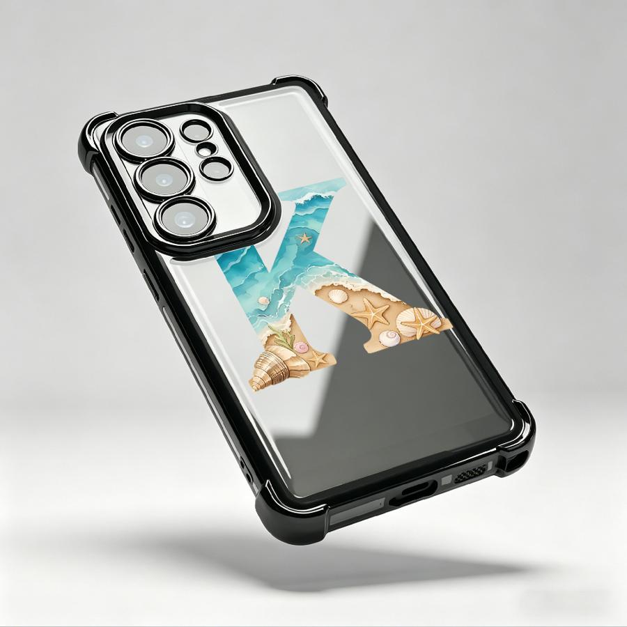 ビーチレターK Wスマホケース サムスンギャラクシー26 S - Phone Cases Beach のレビューと価格
