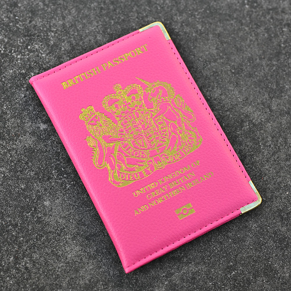 女性のための英国の弓カバー,厚いパスポートカバー,ピンク - Phone Cases Uk のレビューと価格