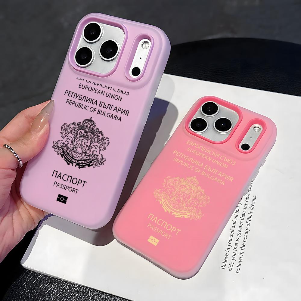 ブルガリアパスポート風スマホケース 2-in-1 取り外し可 - Phone Cases With Card Holder のレビューと価格
