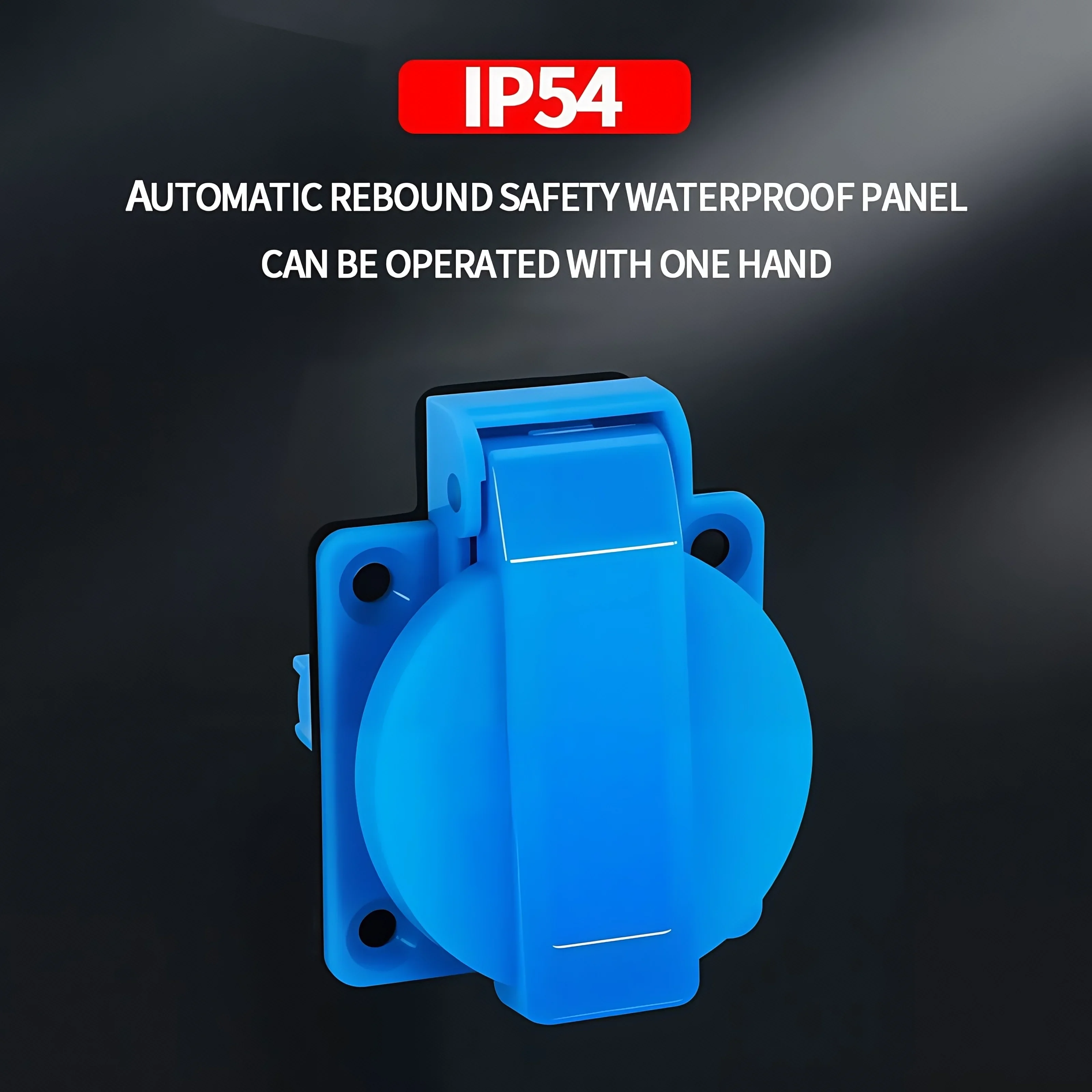 IP54 16A 防水工業用パネルソケット電力壁コンセント  - Phone Cases Uk のレビューと価格