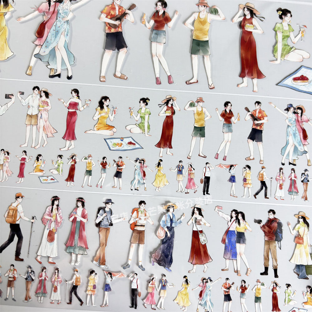 Jing Wu Zhi 旅行休暇人々 PET 和紙テープ キ - Phone Cases Websites のレビューと価格