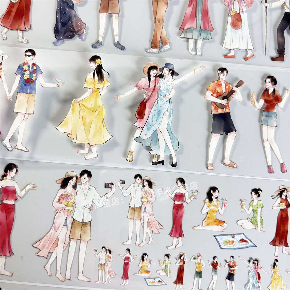 Jing Wu Zhi 旅行休暇人々 PET 和紙テープ キ - Phone Cases Websites のレビューと価格