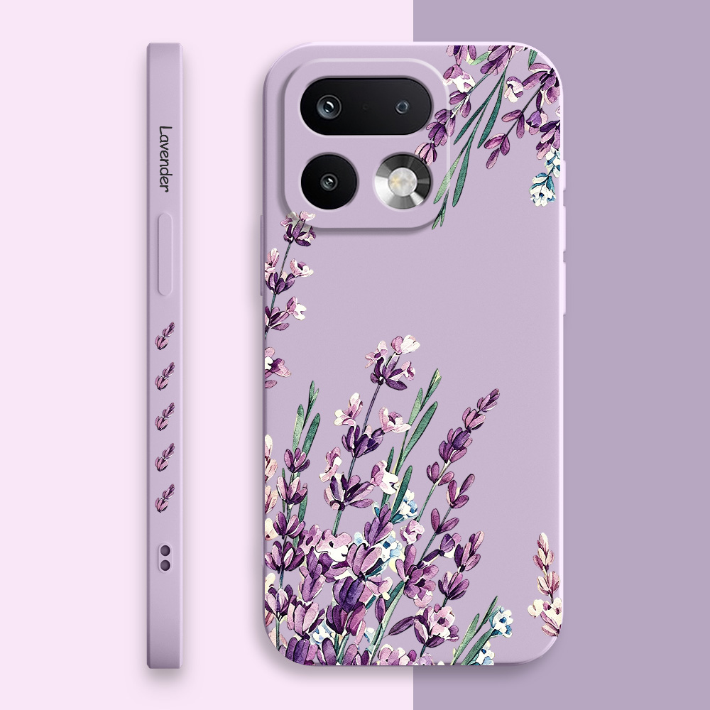 ラベンダー柄のスマホケース、Oppo Realme 16 1 - Phone Cases Iphone 15 のレビューと価格
