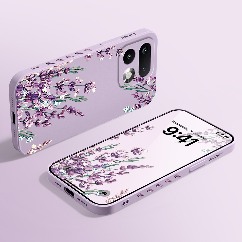 ラベンダー柄のスマホケース、Oppo Realme 16 1 - Phone Cases Iphone 15 のレビューと価格