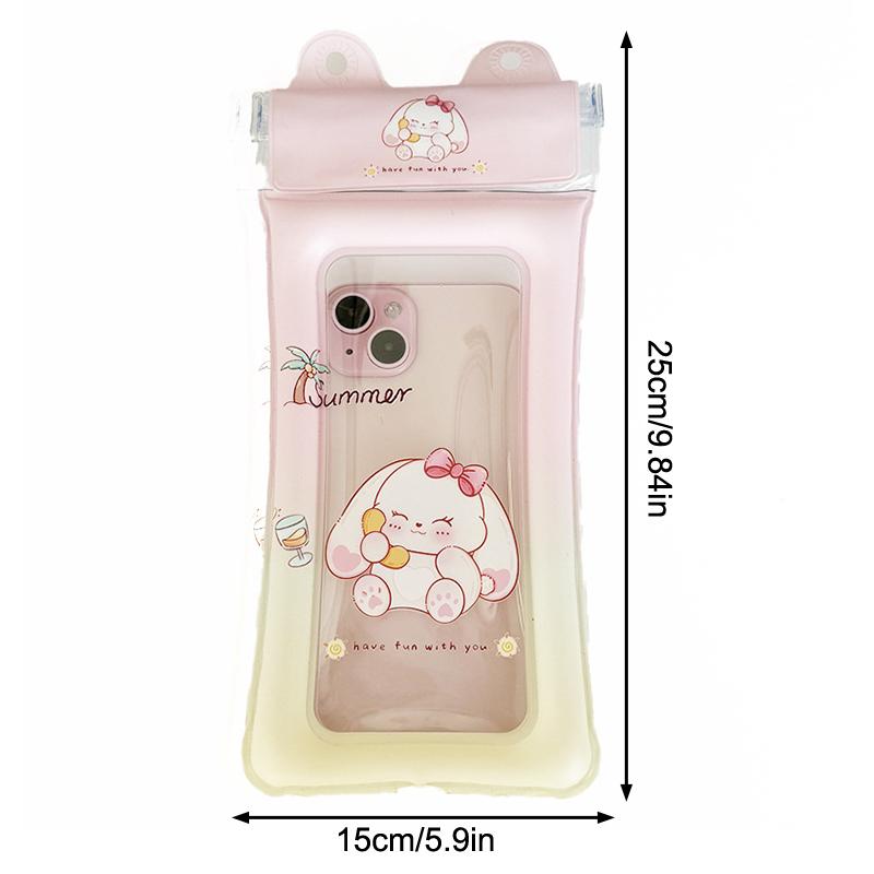 フローティングエアクッション電話バッグ漫画防水ケースポーチカ - Phone Cases Beach のレビューと価格