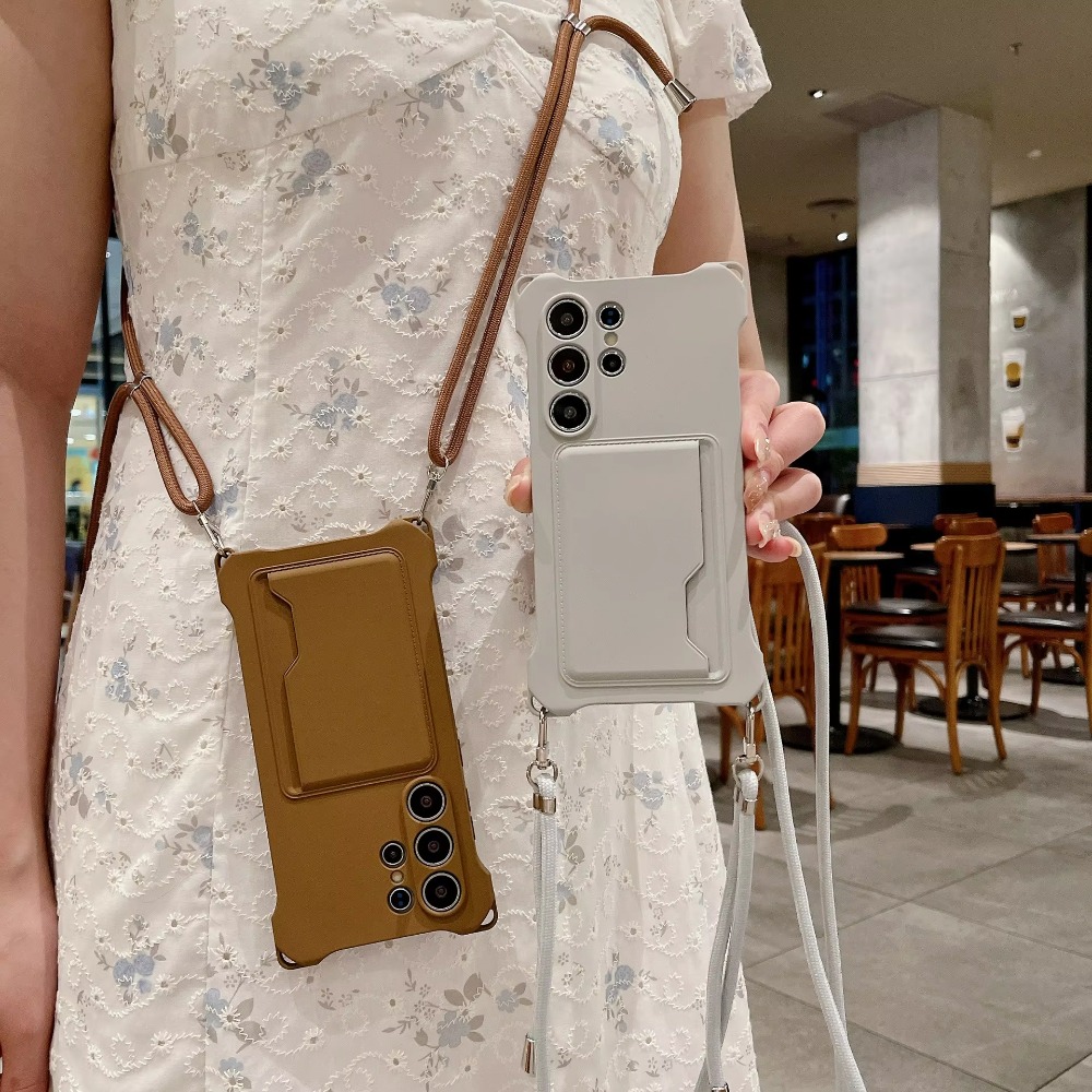 ソフトシリコン製スマホケース Samsung S26 Ult - Phone Cases With Card Holder のレビューと価格