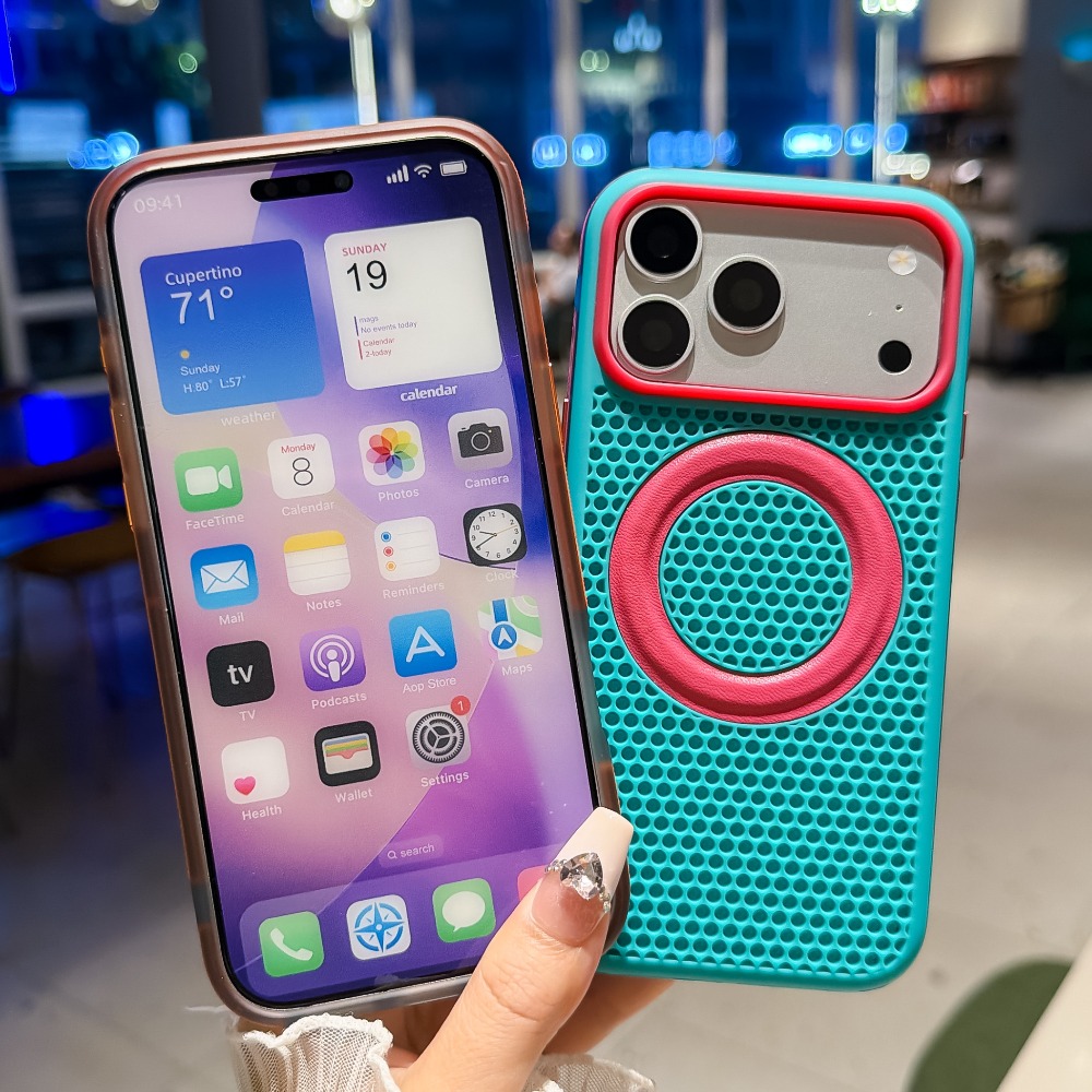 ファッションドーパミン 3D ハニカム冷却 マグネット式スマ - Phone Cases Iphone 15 のレビューと価格