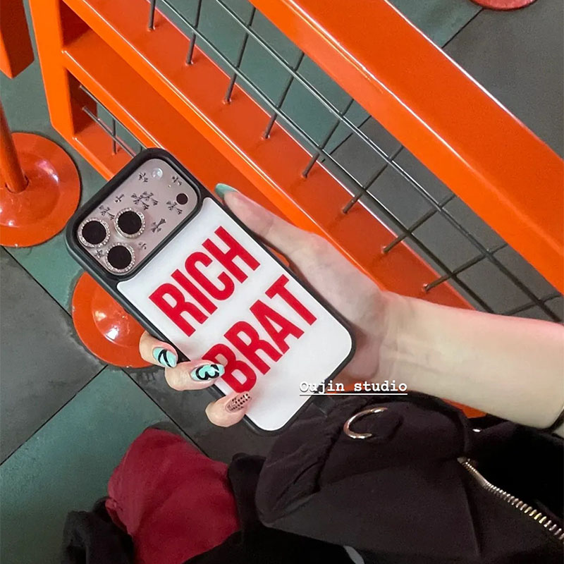 韓国風ファッションクールな赤文字スマホケース iPhone  - Phone Cases Trending のレビューと価格