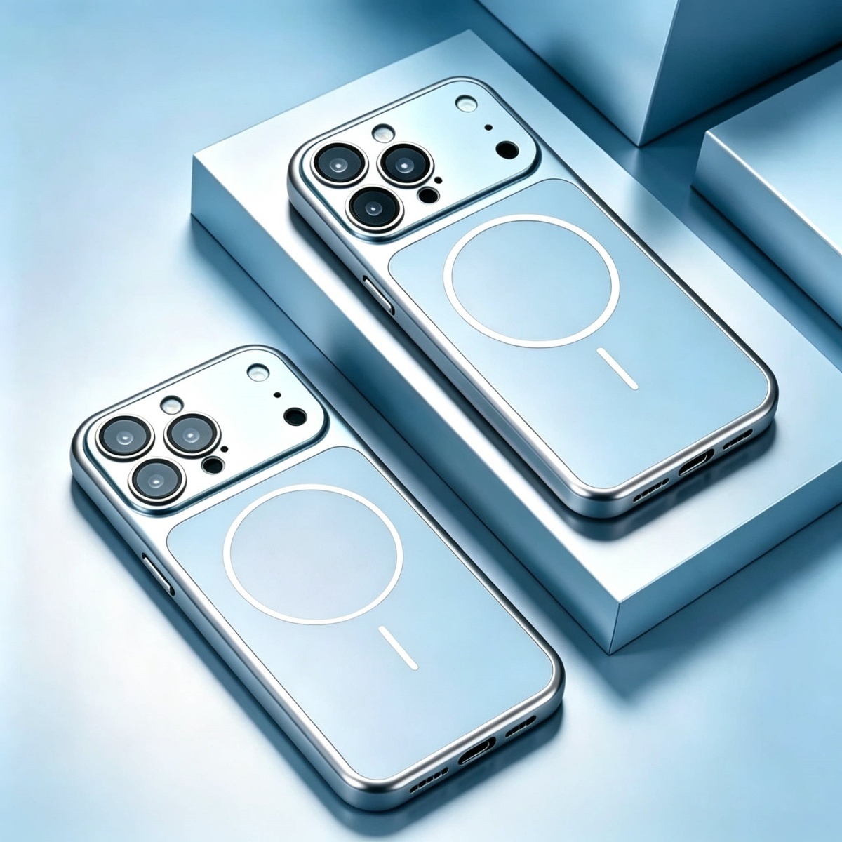 高級メッキメタルカラー Magsafe対応 磁気吸着式 iP - Luxury Plating Case のレビューと価格