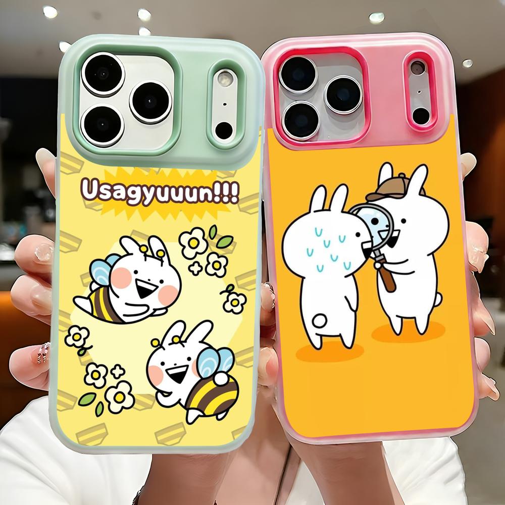 うさぎうん キュートなスマホケース 2-in-1 取り外し可 - Phone Cases With Card Holder のレビューと価格
