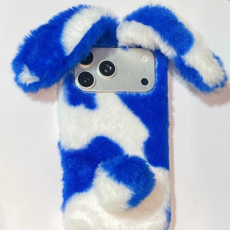 可愛いウサギデザインのふわふわスマホケース iPhone 1 - Phone Cases Iphone 15 のレビューと価格